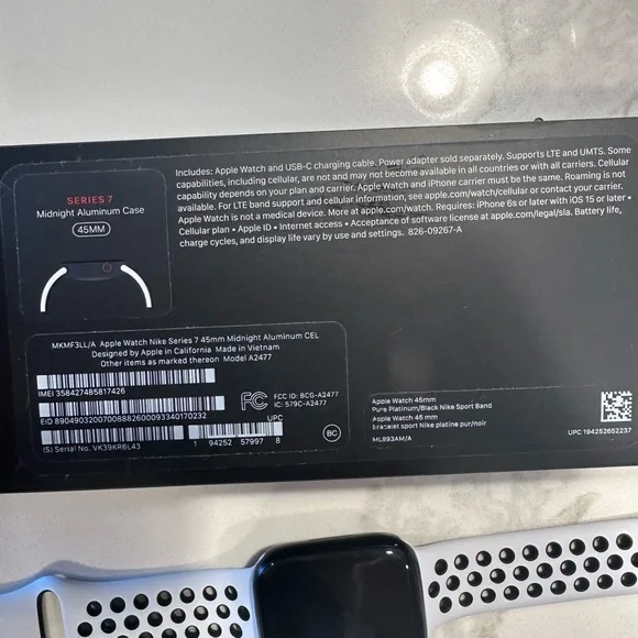 Apple watch nike series GPS Cellular in excellent condition